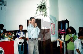 Acampamento "Nova Canudos" do MST (Porto Feliz-SP, fev. 1999) [fotografia] / Fotógrafo(a) : Douglas Mansur. -- Ref.: BR-SPMST_MST-SN-CIN_AMP_000047-000335-ACP.