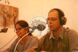 Programa de Rádio "Sintonia da Terra" na UFRS (Rio Grande do Sul, 1993) [fotografia] / Fotógrafo(a) : Arquivo MST. -- Ref.: BR-SPMST_MST-SN-CIN_AMP_000690-003871-ARV.