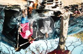 Mobilização em Brasília durante a Jornada Nacional "Acampamento Nacional Eldorado dos Carajás" (Brasília-DF, 03 set. 2001) [fotografia] / Fotógrafo(a) : Gildo Aguiar. -- Ref.: BR-SPMST_MST-SN-CIN_AMP_001918-014435-SJM.