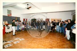 Reunião da Direção Nacional no Centro Roseli Nunes (São Paulo (Estado), set. 1996) [fotografia] / Fotógrafo(a) : Douglas Mansur. -- Ref.: BR-SPMST_MST-SN-CIN_AMP_000943-007423-ENC.