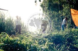 Acampamento "Nova Canudos" do MST (Porto Feliz-SP, fev. 1999) [fotografia] / Fotógrafo(a) : Douglas Mansur. -- Ref.: BR-SPMST_MST-SN-CIN_AMP_000047-000307-ACP.