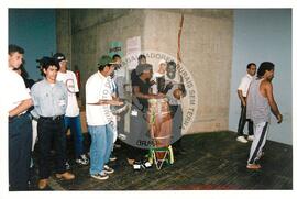 Encontro de Jovens do MST, na Ucicamp, 1o (Campinas-SP, 02 jul. 1999) [fotografia] / Fotógrafo(a) : Douglas Mansur. -- Ref.: BR-SPMST_MST-SN-CIN_AMP_000897-006347-ENJ.