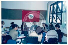 Oficina Militantes das Secretarias Estaduais Administrativa e Financeira, 1a (Cajamar-SP, 2000) [fotografia] / Fotógrafo(a) : [sem autoria]. -- Ref.: BR-SPMST_MST-SN-CIN_AMP_000854-005649-CUR.