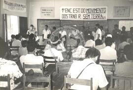 Encontro Estadual do MST, 1o (São Mateus-ES, 10 mai. 1986) [fotografia] / Fotógrafo(a) : Maria de Fátima. -- Ref.: BR-SPMST_MST-SN-CIN_AMP_000928-007192-ENC.