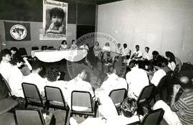 Conferência Internacional Terra, Ecologia e Dívida Externa (Espírito Santo, mai. 1992) [fotografia] / Fotógrafo(a) : Douglas Mansur. -- Ref.: BR-SPMST_MST-SN-CIN_AMP_001159-010033-RIT.