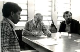 José Gomes da Silva [Incra, Presidente] (Brasil, [sem data]) [fotografia] / Fotógrafo(a) : Carlos Carvalho ; Eduardo Tavares ; Maristela Mafei. -- Ref.: BR-SPMST_MST-SN-CIN_AMP_001595-012188-PER.