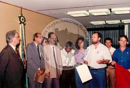Audiência com o Presidente Itamar Franco (Distrito Federal (Brasil), 02 fev. 1993) [fotografia] / Fotógrafo(a) : Cassiana Caparelli. -- Ref.: BR-SPMST_MST-SN-CIN_AMP_000630-003538-ARV.