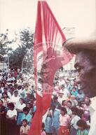 Manifestação em memória de Margarida Alves (Paraíba, 12 ago. 1989) [fotografia] / Fotógrafo(a) : Verinha Villar. -- Ref.: BR-SPMST_MST-SN-CIN_AMP_000540-003045-AMT.