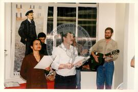 Inauguração da Secretaria Nacional (São Paulo (Estado), 20 out. 1997) [fotografia] / Fotógrafo(a) : Arquivo MST. -- Ref.: BR-SPMST_MST-SN-CIN_AMP_001033-008208-ELF.