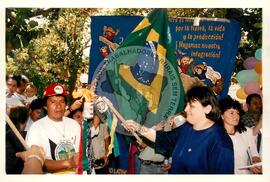 Asamblea Latino Americana de Mujeres del Campo, 1a (Brasília-DF, nov. 1997) [fotografia] / Fotógrafo(a) : Arquivo MST. -- Ref.: BR-SPMST_MST-SN-CIN_AMP_001134-009380-RIT.