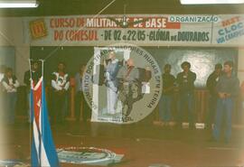 Curso de Militantes de Base do Conesul, 3o (Glória dos Dourados-MS, 02 a 05 mai.) [fotografia] / Fotógrafo(a) : Arquivo MST. -- Ref.: BR-SPMST_MST-SN-CIN_AMP_000864-006012-CUR.