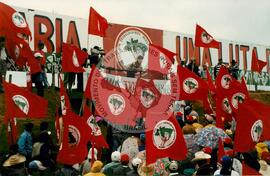 Acampamento "Teodoro Sampaio" do MST (São Paulo (Estado), 1996) [fotografia] / Fotógrafo(a) : Arquivo MST. -- Ref.: BR-SPMST_MST-SN-CIN_AMP_000044-000174-ACP.