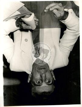 Edgar Borges [Incra-MT, Superintendente Regional] (Brasil, 29 mai. 1986) [fotografia] / Fotógrafo(a) : Leandro Abreu. -- Ref.: BR-SPMST_MST-SN-CIN_AMP_001507-011940-PER.