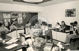 Depoimento na Comissão de Direitos Humanos na Assembléia Legislativa (Porto Alegre-RS, 1984) [fotografia] / Fotógrafo(a) : Arquivo MST. -- Ref.: BR-SPMST_MST-SN-CIN_AMP_000660-003699-ARV.