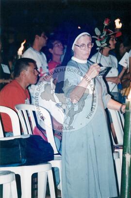 Encontro Estadual do MST, 10o (Belo Horizonte-MG, jan. 2002) [fotografia] / Fotógrafo(a) : Gildo Aguiar. -- Ref.: BR-SPMST_MST-SN-CIN_AMP_000935-007379-ENC.