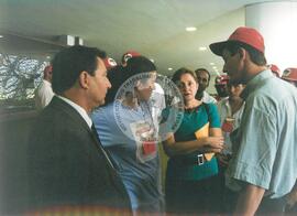 Congresso Nacional do MST, 4o (Distrito Federal (Brasil), 07 ago. 2000) [fotografia] / Fotógrafo(a) : Douglas Mansur ; Paula Reis ; João Zinclar. -- Ref.: BR-SPMST_MST-SN-CIN_AMP_000717-004656-CGR.