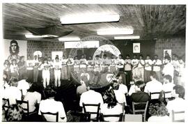 Encontro Estadual do MST, 10o (Palmeiras das Missões-RS, dez. 1992) [fotografia] / Fotógrafo(a) : Débora Lerrer. -- Ref.: BR-SPMST_MST-SN-CIN_AMP_000973-007730-ENC.