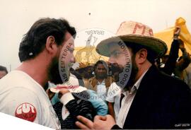 João Pedro Stédile (Brasil, [sem data]) [fotografia] / Fotógrafo(a) : Arquivo MST ; Cácia Cortez ; Débora Lerrer ; Douglas Mansur ; João Zinclar ; Luciney Martins ; Michelle Camafaldo. -- Ref.: BR-SPMST_MST-SN-CIN_AMP_001263-010553-LID.