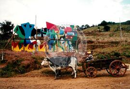 Mural do Assentamento (Friburgo-SC, [sem data]) [fotografia] / Fotógrafo(a) : Arquivo MST. -- Ref.: BR-SPMST_MST-SN-CIN_AMP_000809-005302-CUL.