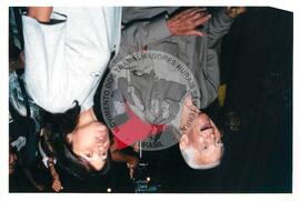 Semana Nacional da Cultura Brasileira e Reforma Agrária [com presença de] Apolônio de Carvalho (Brasil, [sem data]) [fotografia] / Fotógrafo(a) : Luciney Martins. -- Ref.: BR-SPMST_MST-SN-CIN_AMP_001453-011727-PER.