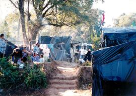 Assentamento "Cobrinco" do MST (Rondônia, 25 abr. 2000) [fotografia] / Fotógrafo(a) : [sem autoria]. -- Ref.: BR-SPMST_MST-SN-CIN_AMP_000172-001238-ASS.