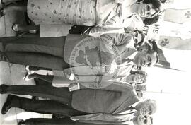 Manifestação contra visita do presidente de El Salvador (El Salvador, 20 jun. 1986) [fotografia] / Fotógrafo(a) : Regina Vilela. -- Ref.: BR-SPMST_MST-SN-CIN_AMP_001066-008634-RIT.