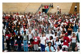 Encontro de Jovens do MST, na Ucicamp, 3o (Campinas-SP, 14 fev. 2001) [fotografia] / Fotógrafo(a) : Douglas Mansur. -- Ref.: BR-SPMST_MST-SN-CIN_AMP_000907-006971-ENJ.